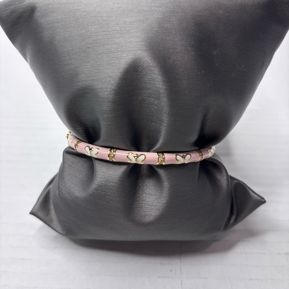 LAUREN G. ADAMS Pink Daisy Love Stackable Bangle